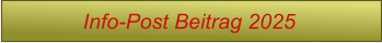 Info-Post Beitrag 2025